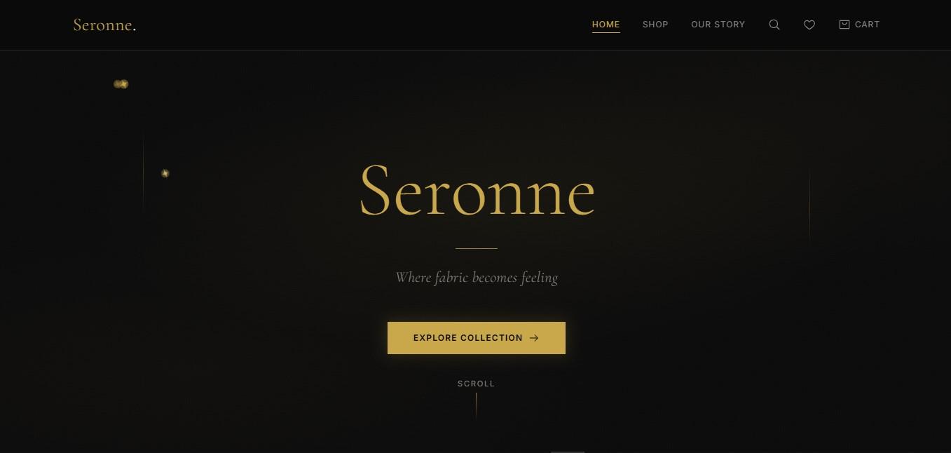 Seronne — live site preview